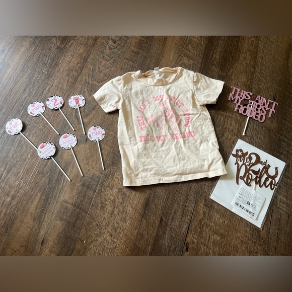 “Second rodeo” second birthday decorations - Picture 2 of 4